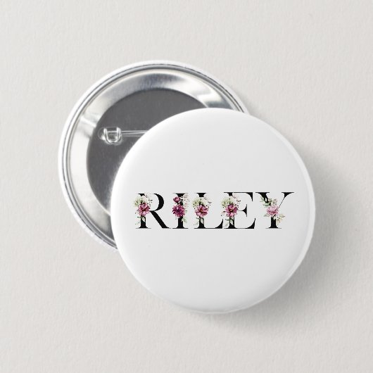 Name Riley Button (Vorne & Hinten)