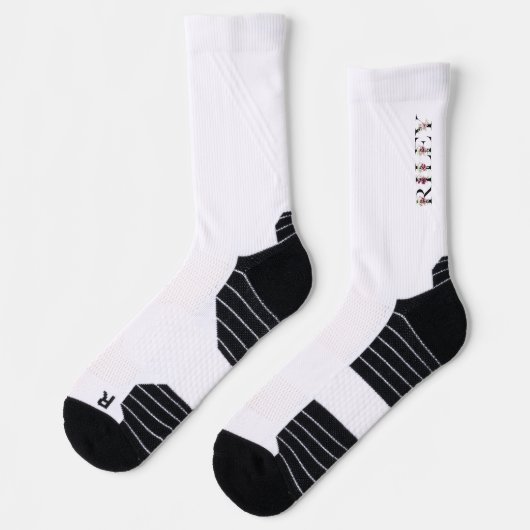 Name: Riley. Ich heiße Riley. Socken (Links)