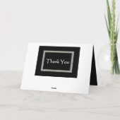 NAME Ring Bearer Hochzeit DANK 1 Dankeskarte (Rückseite)