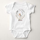 Name Robin Sparrow Bird Birds Baby Custom Shirt (Vorderseite)