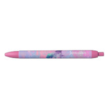 Name-rosa/lila Galaxieunicorn-Stift