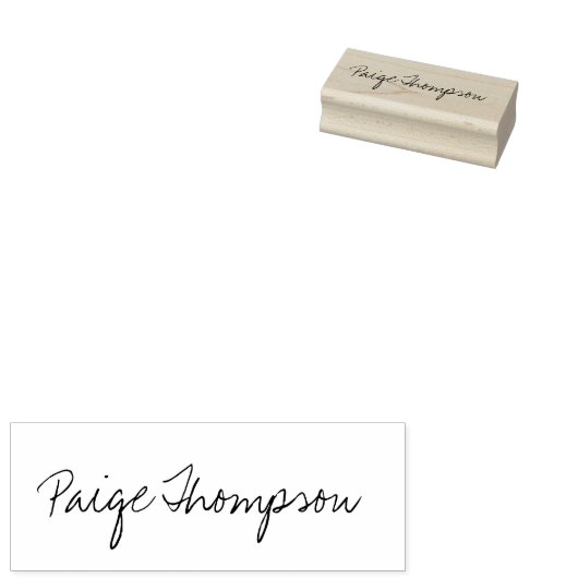 Name Rubber-Briefmarke Gummistempel (Stempel)