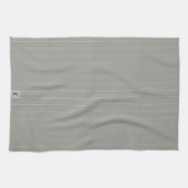 Name Sage Green White Strip Geschirrtuch (Horizontal)