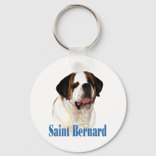 Name Saint Bernard Schlüsselanhänger