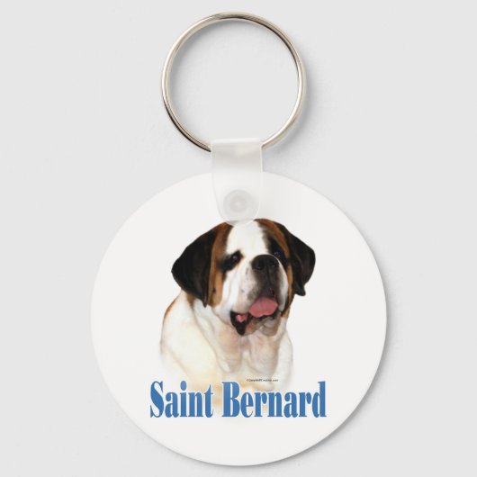 Name Saint Bernard Schlüsselanhänger (Vorderseite)