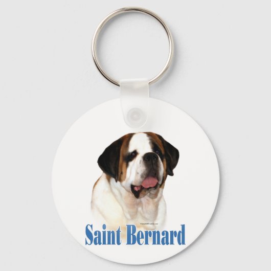 Name Saint Bernard Schlüsselanhänger (Vorderseite)
