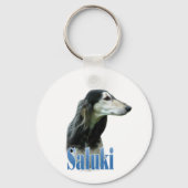 Name Saluki Schlüsselanhänger (Rückseite)