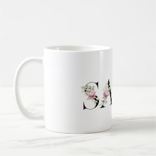 Name Sara. Kaffeetasse