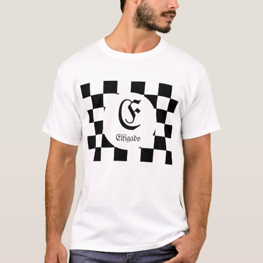 Name Schach Lover T - Shirt (Vorderseite)
