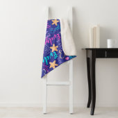 Name Schildkröte Seastar Muster rosa blaue Aqua Ko Sherpadecke (Beispiel)