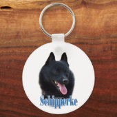 Name Schipperke Schlüsselanhänger (Vorderseite)