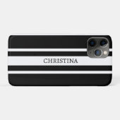 Name Schwarz Design, Individuelle Name Schwarz Case-Mate iPhone Hülle (Rückseite (Horizontal))
