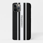 Name Schwarz Design, Individuelle Name Schwarz Case-Mate iPhone Hülle (Rückseite)