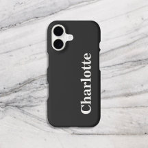 Name Schwarz Fett Serif Minimal