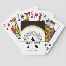 Name Schwarz und Weiß Mit Monogramm