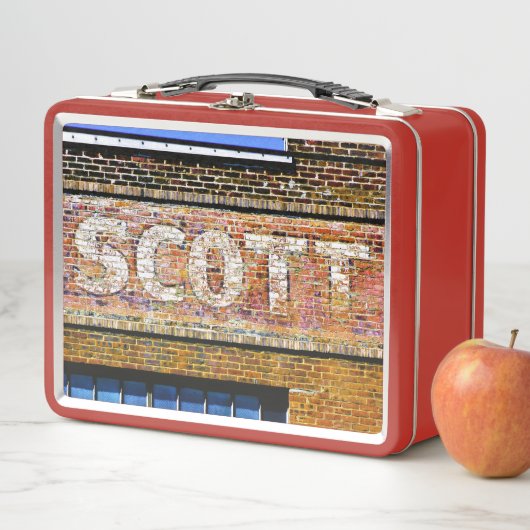 Name Scott Metall Brotdose (Beispiel)