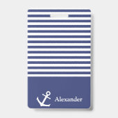 Name-Seeanker-Abzeichen Ausweis (Rückseite)