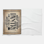 Name Selbstbedienungssprechzeit der Familie Unters Geschirrtuch (Horizontal)