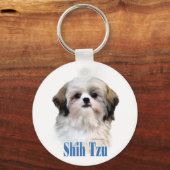 Name Shih Tzu Schlüsselanhänger (Vorderseite)
