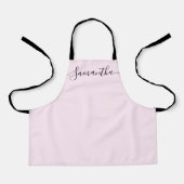 Name Simple Chic Elegant Skriptname Schürze (Vorderseite)