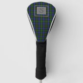 Name SMITH TARTAN Monogramm Buchstaben S Geschenke Golf Headcover (Vorderseite)
