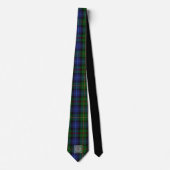 Name SMITH TARTAN Monogramm Buchstaben S Geschenke Krawatte (Vorderseite)