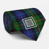 Name SMITH TARTAN Monogramm Buchstaben S Geschenke Krawatte (Gerollt)