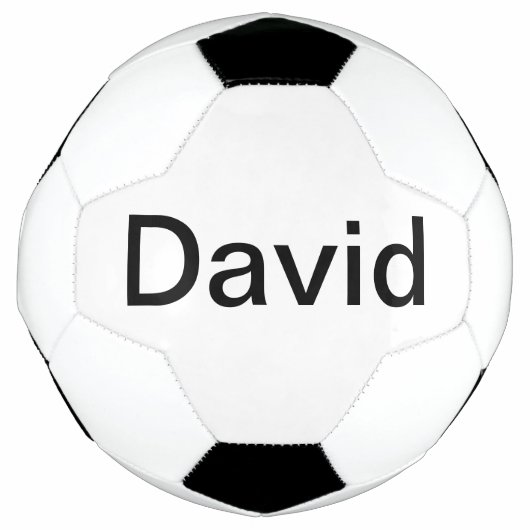 Name Soccer Ball (Vorderseite)