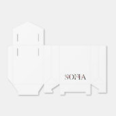 Name Sofia. Geschenkschachtel (Ungefaltet)