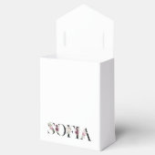 Name Sofia. Geschenkschachtel (Geöffnet)