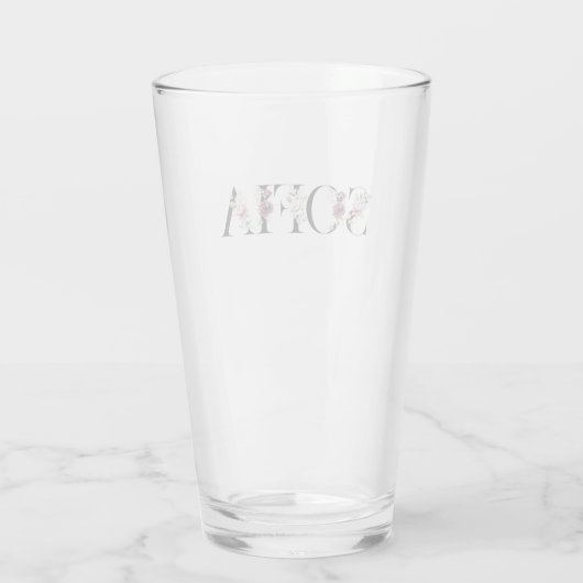 Name Sofia. Glas (Rückseite)