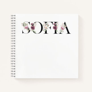 Name Sofia.Mein Name ist Sofia. Notizblock