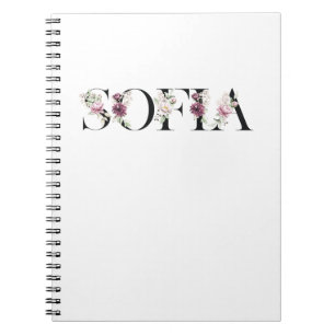 Name Sofia. Notizblock