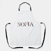 Name Sofia. Schürze (Vorderseite)