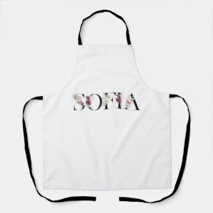 Name Sofia. Schürze