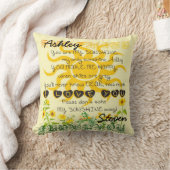 Name-Sonnenschein-Geschenk Kissen (Decke)
