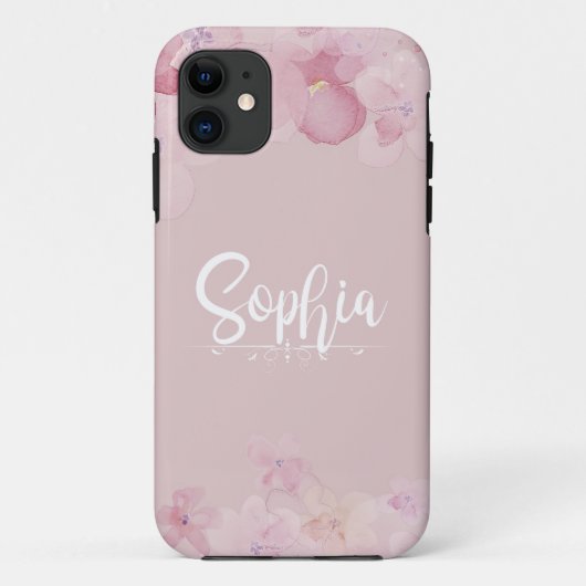 Name Sophia Case-Mate iPhone Hülle (Rückseite)