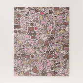 Name Spaß neutrales Brustmuster Puzzle (Vertikal)