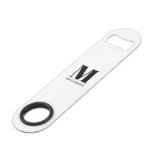 Name Speed Flaschenöffner (Vorderseite Schrägansicht)