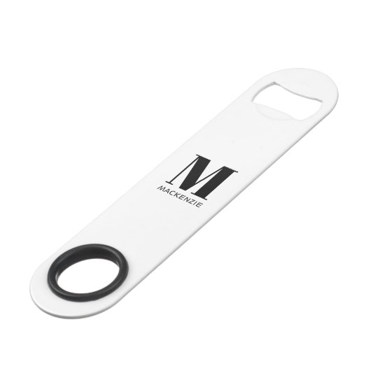 Name Speed Flaschenöffner (Vorderseite Schrägansicht)