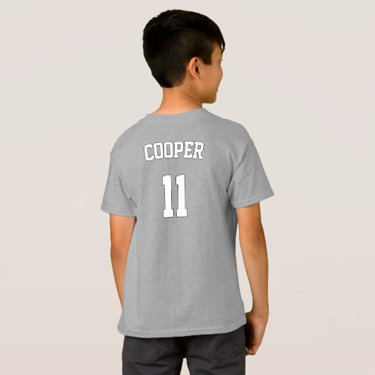 Name, Spielerbezeichnung und Anzahl der lila Fußba T-Shirt (Schwarz voll)