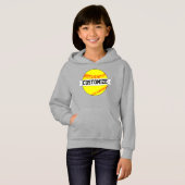 Name, Spielername und Nummer des Softballteams Hoodie (Vorne ganz)