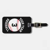 Name, Spielernummer und Farbe des benutzerdefinier Gepäckanhänger (Vorderseite horizontal)