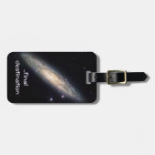 Name, Spiralgalaxie Weltraumbild Gepäckanhänger (Vorderseite horizontal)