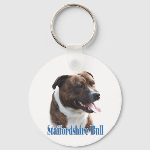Name Staffordshire Bull Terrier Schlüsselanhänger