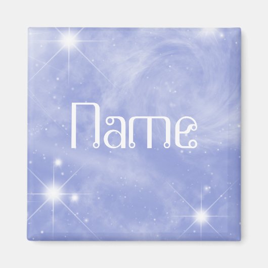Name Starry Magnet Template (Vorne)