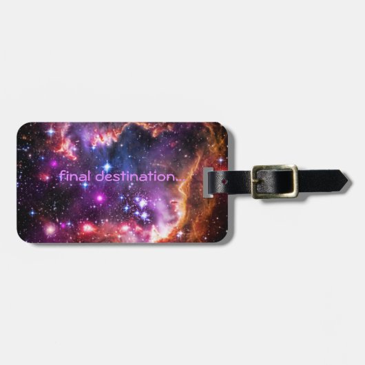 Name, Starry Wingtip von Small Magellanic Cloud Gepäckanhänger (Vorderseite horizontal)