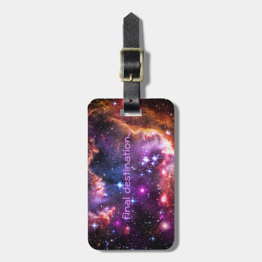 Name, Starry Wingtip von Small Magellanic Cloud Gepäckanhänger (Vorderseite vertikal)