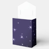 Name Stars Pattern Navy Geschenkschachtel (Geöffnet)