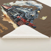 Name Steam Train Motor Fantasy Painting Large Sherpadecke (3/4)